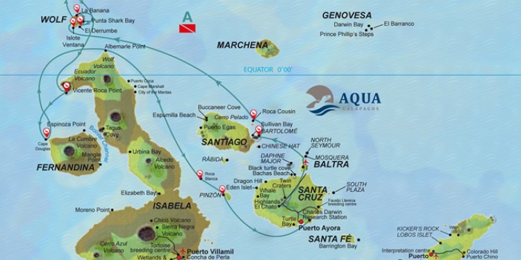 Galapagos-Tauchkreuzfahrt mit Stil – Aqua Galapagos